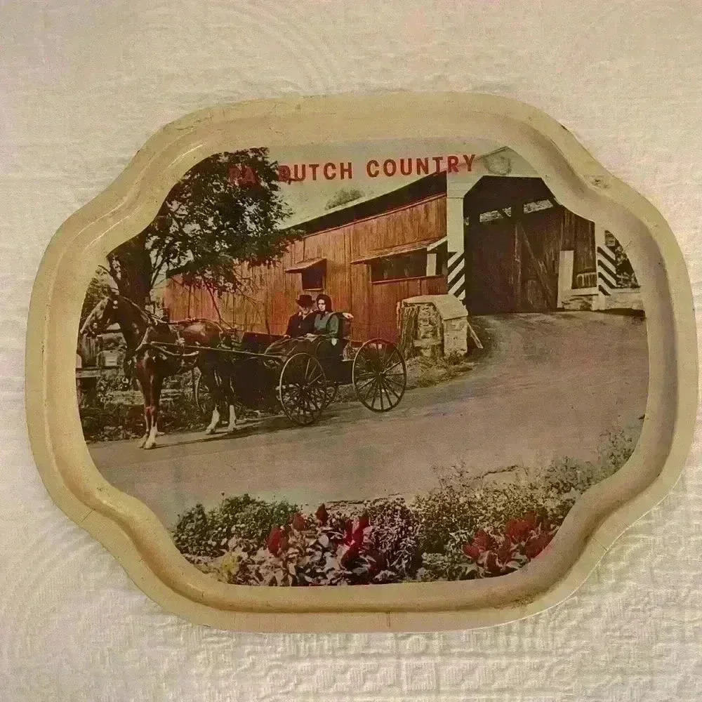 PA Dutch Country Tray, 16 x 13 inches